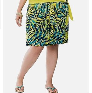 NWT Lane Bryant A-Line Knit Pull on Skirt Size 22/24